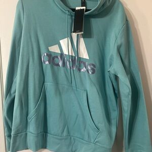 Adidas Women's Teal Hoodie